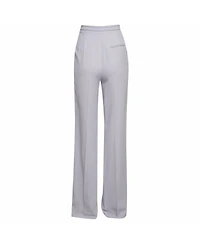 Pre-Owned Roberto Cavalli Women's Crepe Wide-Leg Trousers