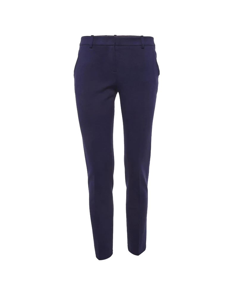 Pre-Owned Emilio Pucci Women's Stretch Crepe Straight Fit Trousers
