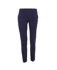 Pre-Owned Emilio Pucci Women's Stretch Crepe Straight Fit Trousers