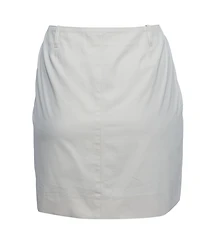 Pre-Owned Chloe Women's Cream Twill Mini Skirt