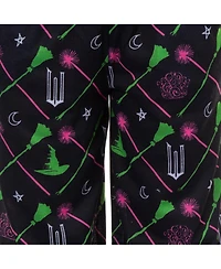 Wicked Girls Pajama Pants Elphaba and Glinda Broom Wand Charms Sleepwear Lounge Bottoms