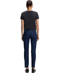 Boss by Hugo Women's Cotton-Silk Blend Slim-Fit T-Shirt