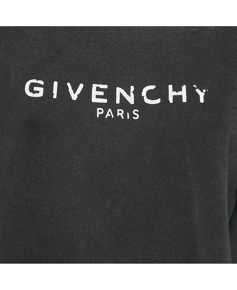 Pre-Owned Givenchy Women's Faded Cotton Distressed Hoodie