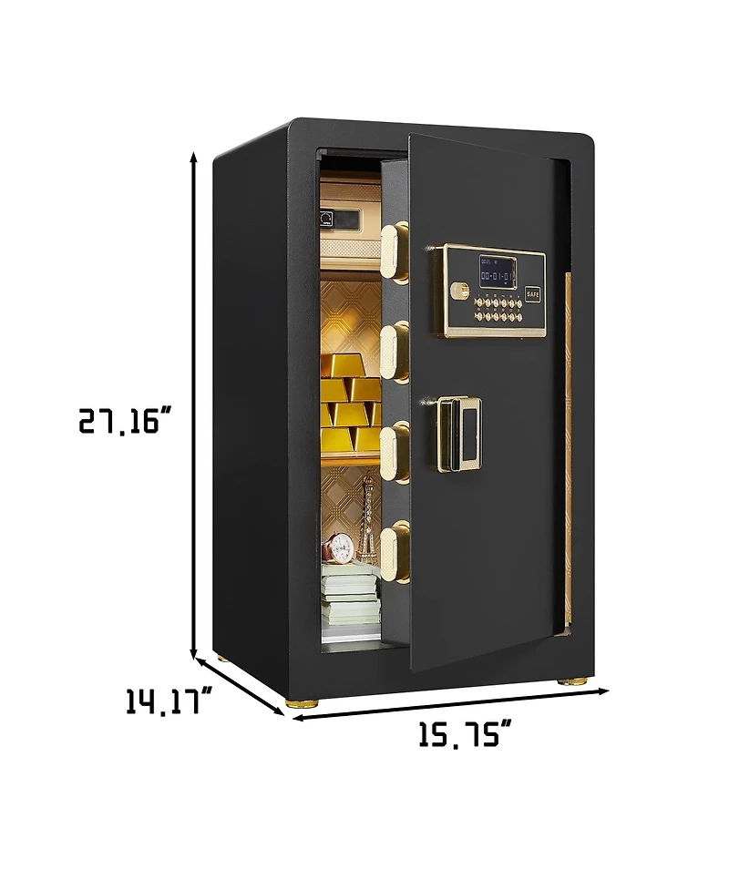 Clihome Home Safe Anti-Theft Digital Security Lock Box with Smart Alert System
