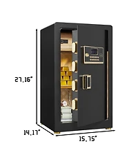 Clihome Home Safe Anti-Theft Digital Security Lock Box with Smart Alert System