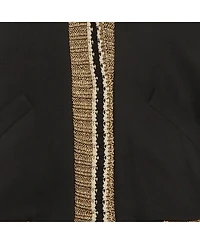 Pre-Owned Dolce & Gabbana Women's Lurex Knit Trim Gabardine Jacket