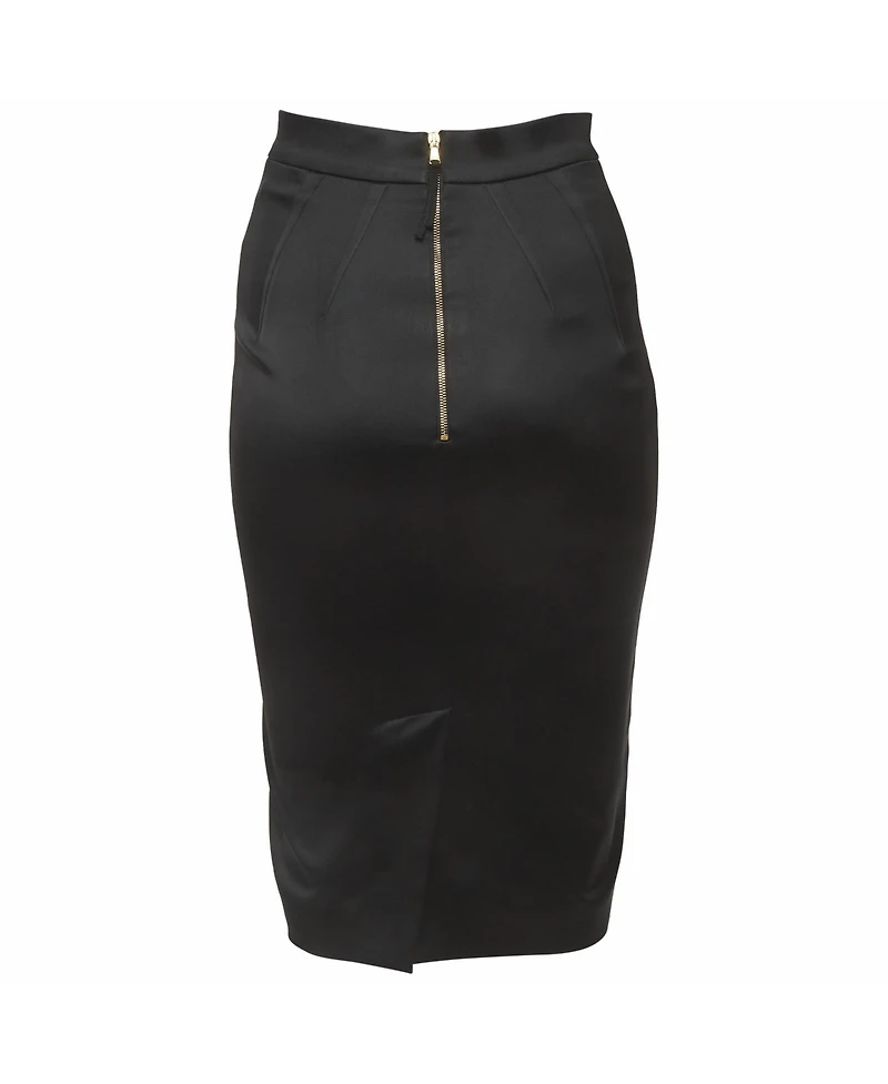Pre-Owned Dolce & Gabbana Women's Satin Pencil Skirt