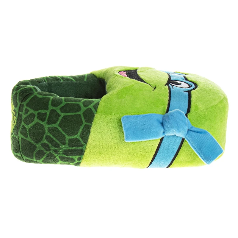 Nickelodeon Teenage Mutant Ninja Turtles Boys' Slippers Soft, Cozy, and Fun SlipOns (Toddlers Sizes 5-12 / Big Kids Sizes 13-5)