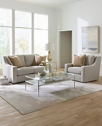 Cornelia Swivel Chair, Created for Macy's