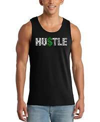 La Pop Art Men's Hustle Word Tank Top