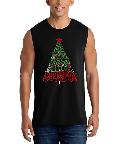 La Pop Art Men's Crewneck Graphic Tank Top