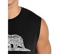 La Pop Art Men's California Bear Typography Graphic Tank Top