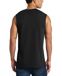 La Pop Art Men's Bitcoin Logo Typography Word Graphic Tank Top