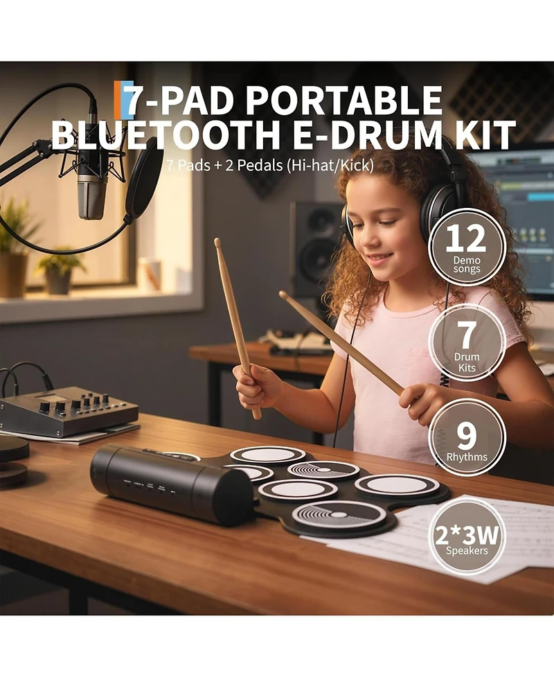gaomon Electronic Roll Up Drum Mat
