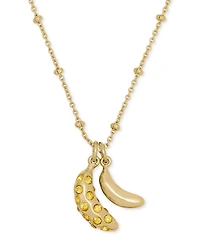 kate spade new york Gold-Tone Summer Daze Banana Pendant Necklace