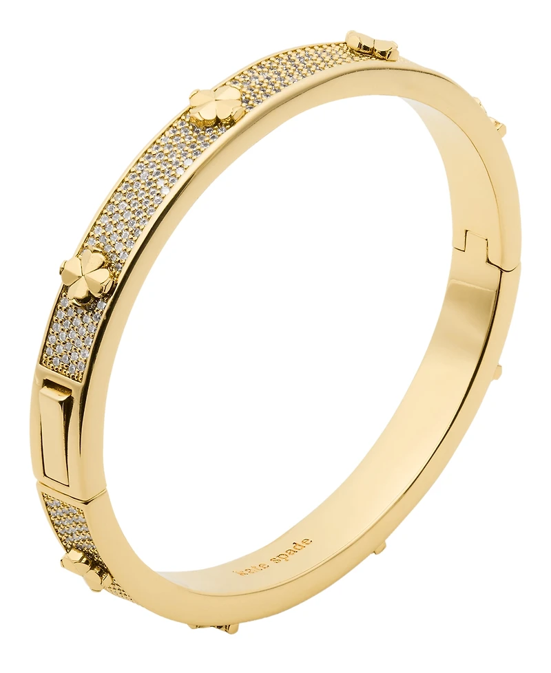 kate spade new york Flower Pave Bangle Bracelet
