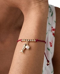 kate spade new york Gold-Tone Summer Daze Fish Cord Bracelet