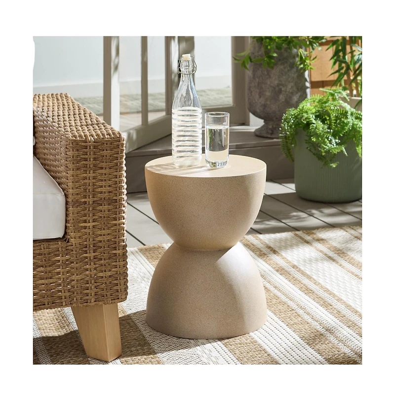 Safavieh Tina Hourglass Outdoor Accent Table