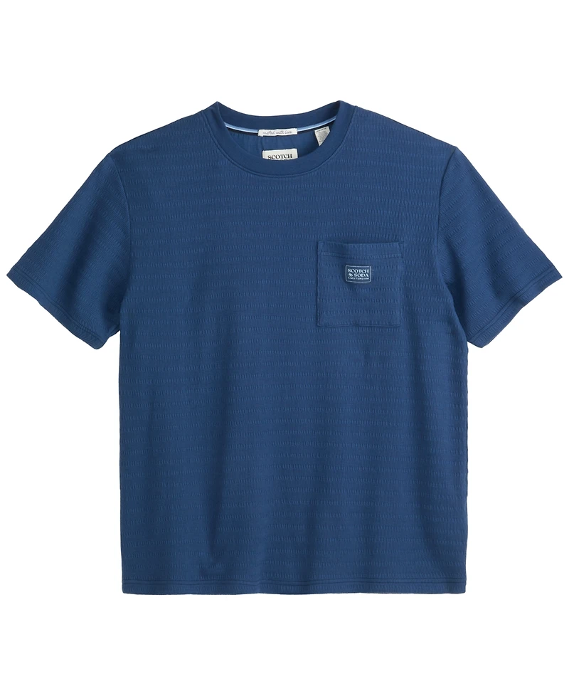 Scotch & Soda Men's Regular-Fit Seersucker T-shirt