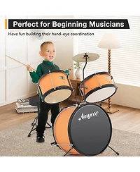 gaomon 3-Piece Kids Acoustic Drum Set