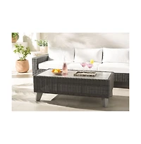 Safavieh Margarita Wicker Outdoor Coffee Table