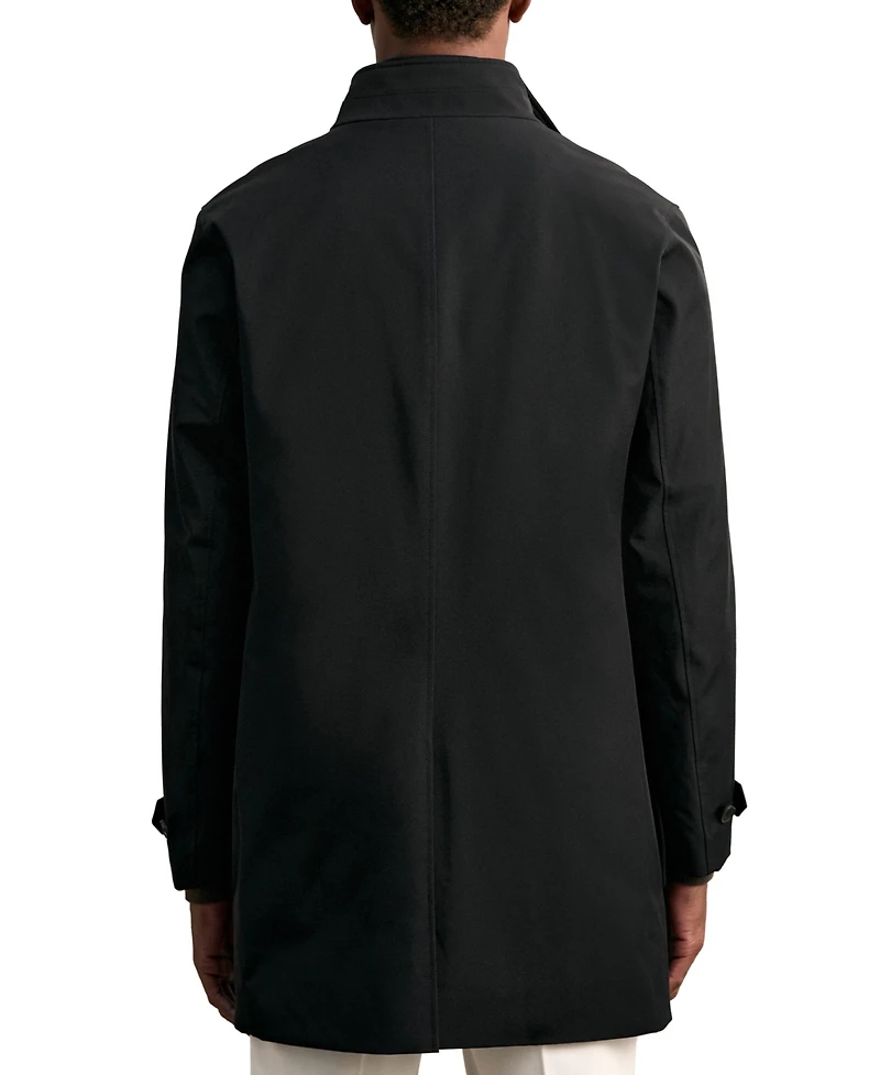 Reiss Men's Player Hybrid Removable-Gilet Overcoat