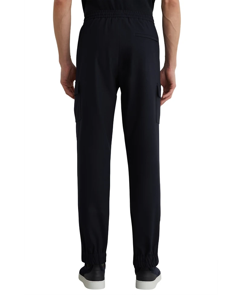 Reiss Men's Hidden Slim-Leg Drawstring Cargo Pants