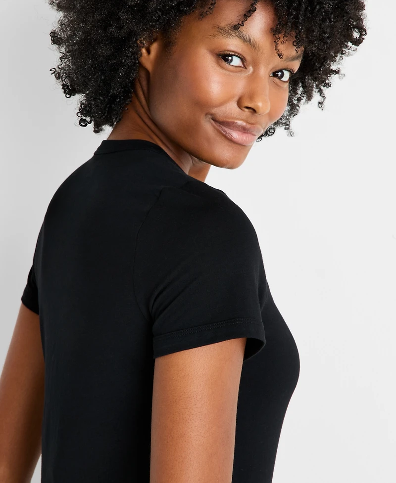 State of Day Women's Solid Baby Sleep Tee, Xs-3X, Macy's Exclusive