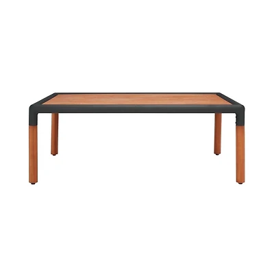 Safavieh Tommy Metal and Wood Outdoor Coffee Table