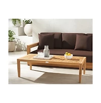 Safavieh Samoa Teak Patio Coffee Table
