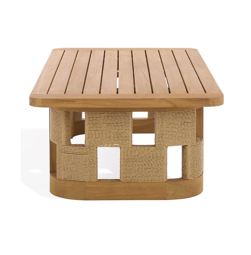 Safavieh Skipper Teak Outdoor Coffee Table