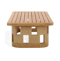 Safavieh Skipper Teak Outdoor Coffee Table