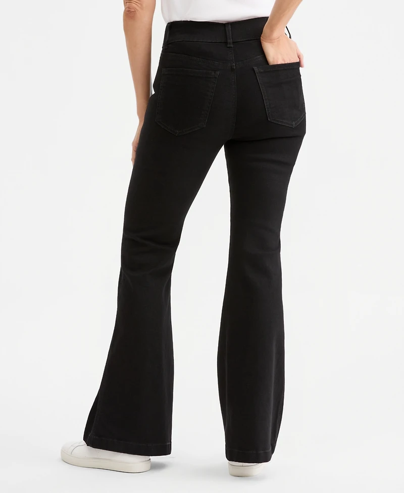 Style & Co Women's Shape Po Flare High-Rise Pull-On Jeans, Macy's Exclusive