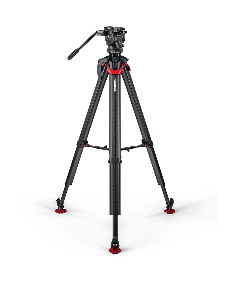 Sachtler aktiv8 Sideload Fluid Head System with flowtech75 Tripod and Mid-Level Spreader