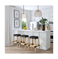 Butler Specialty Robias Rectangular Rattan 30" Bar Stool