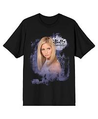 Buffy the Vampire Slayer Men's Full Moon Poster Art Crew Neck Short Sleeve T-shirt