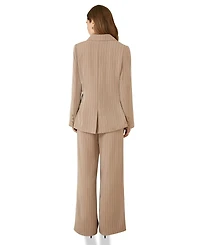 Yumi Women's Pinstripe Blazer