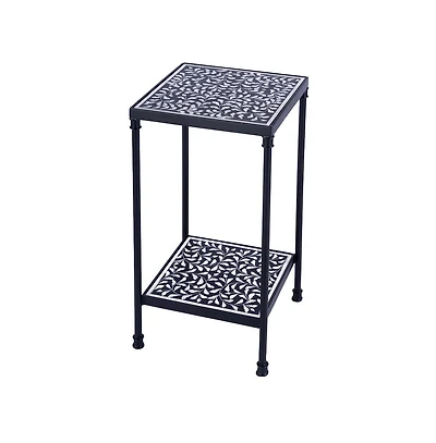 Butler Specialty Lana Resin and Bone Inlay Side Table