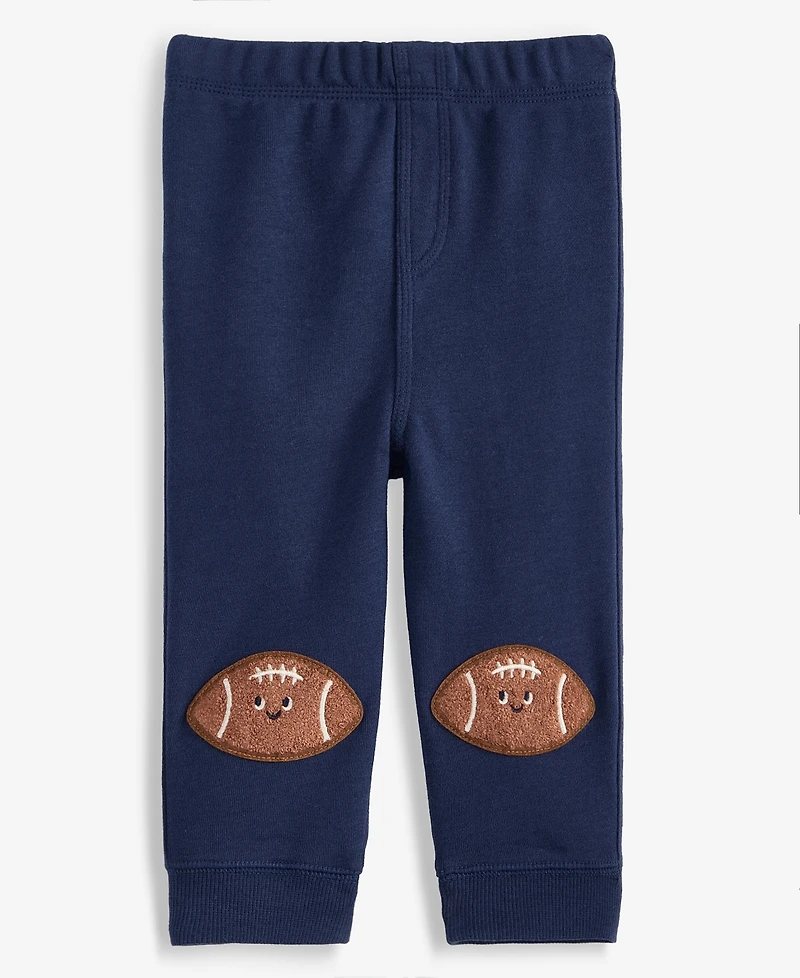 First Impressions Baby Boys' Mix & Match Football French Terry Jogger Pants, Macy's Exclusive