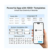 Swifint Bluetooth Mini Label Maker Machine, Rechargeable Thermal Label Printer, Portable Wireless Label Maker, Compatible with iOS Android