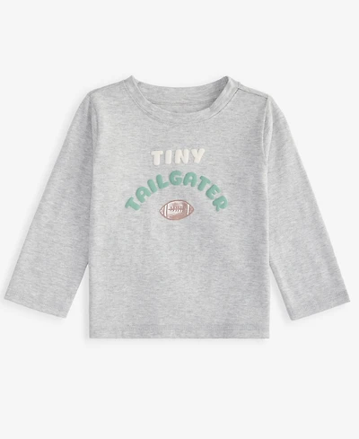 First Impressions Baby Boys' Mix & Match Long-Sleeve Tiny Tailgater T-Shirt, Macy's Exclusive