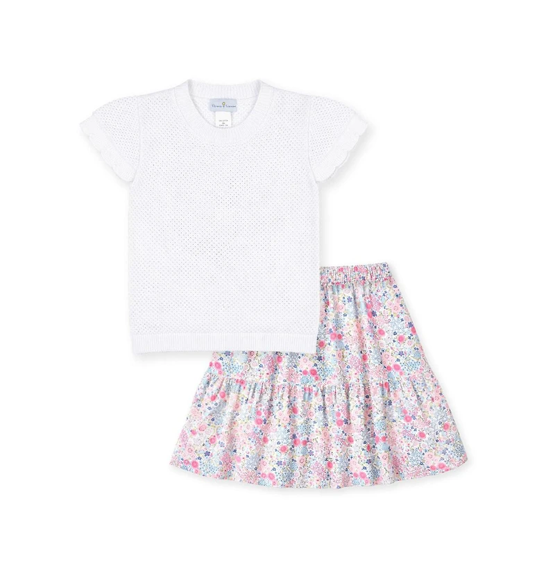Florence Eiseman Big Girl Floral Skirt