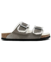 Birkenstock Women's Arizona Shearling Suede Leather Sandals from Finish Line