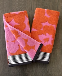 Skl Home Floral Grande Jacquard 2-Pc.Hand Towel Set