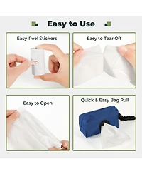 Covfresh Odor-Blocking Dog Poop Bags - Unscented and Durable