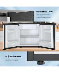 Cowsar 1.7 Cu. Ft Mini Fridge with Freezer for Dorms