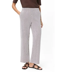 Olsen Women's Anna Fit Wide Leg Seersucker Pant
