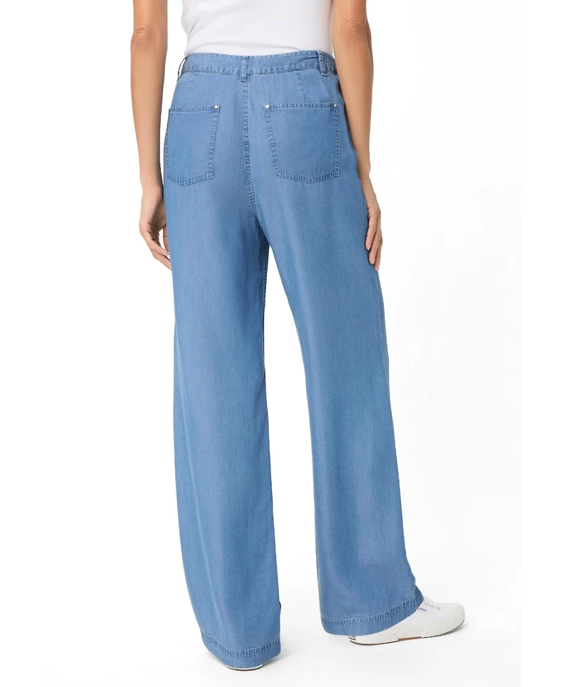 Olsen Women's Relaxed Wide Leg Pant
