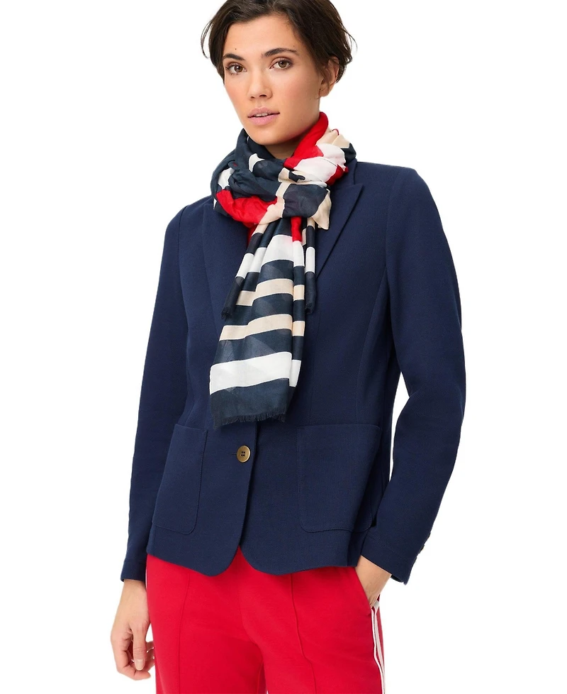 Olsen Women's Abstract Camo & Stripe Scarf