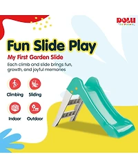 Dolu My First Garden Slide Kids Indoor Outdoor Playground Equipment